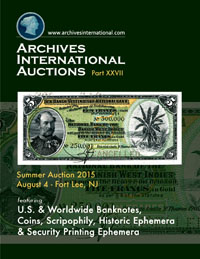 Cover Archives International Auctions Sale 27