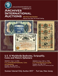 Cover Archives International Auctions Sale 43