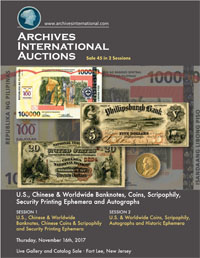 Cover Archives International Auctions Sale 45