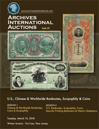 Cover Archives International Auctions Sale 47