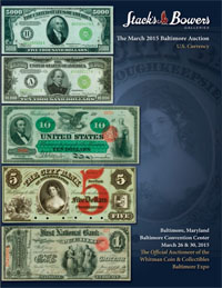 Cover Stack's Bowers March 2015 Baltimore Currency sale